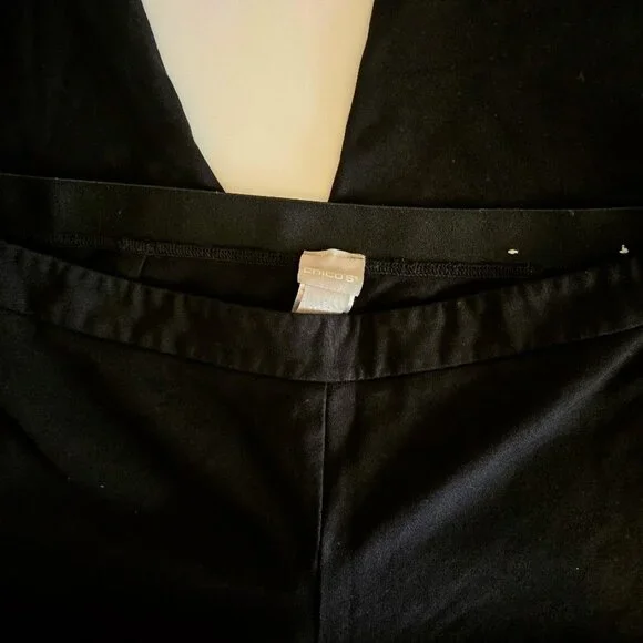 Chico's black wide leg capris NWOT Size‎ 3/XL - Picture 2 of 5